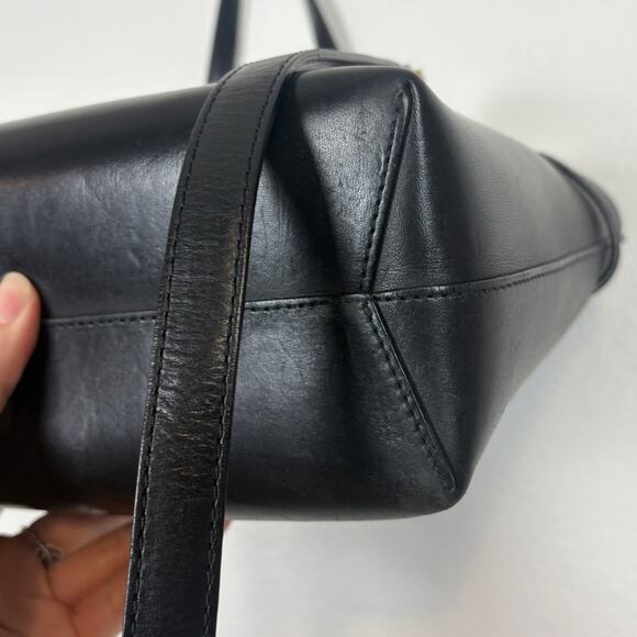 Mansur Gavriel Lady Bag Hard Leather Medium Size Tote Crossbody Style - Picture 11 of 13